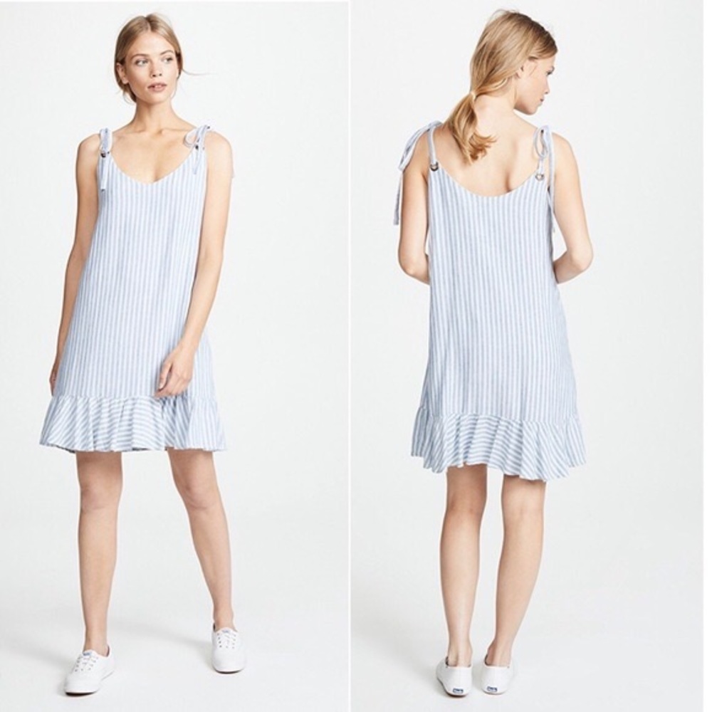 Rails Diana Sicily Stripe Tank Flounce Dress - image 1